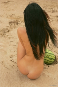 Watermelon in the Sand