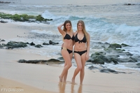 Nicole & Veronica Beachside Nudes