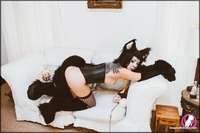 Vivka Cosplaying Moon Kitty
