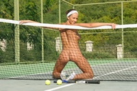 Niobe In Tennis Session