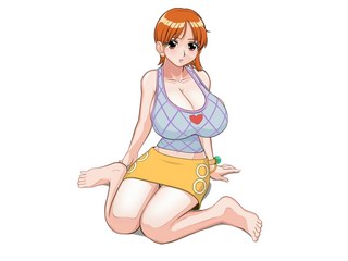 Touch sexy Nami