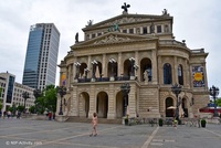 Anna's naked walk in Frankfurt