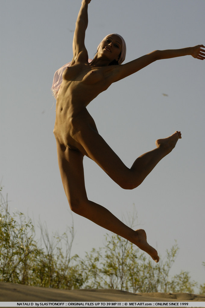 Natali at sand beach