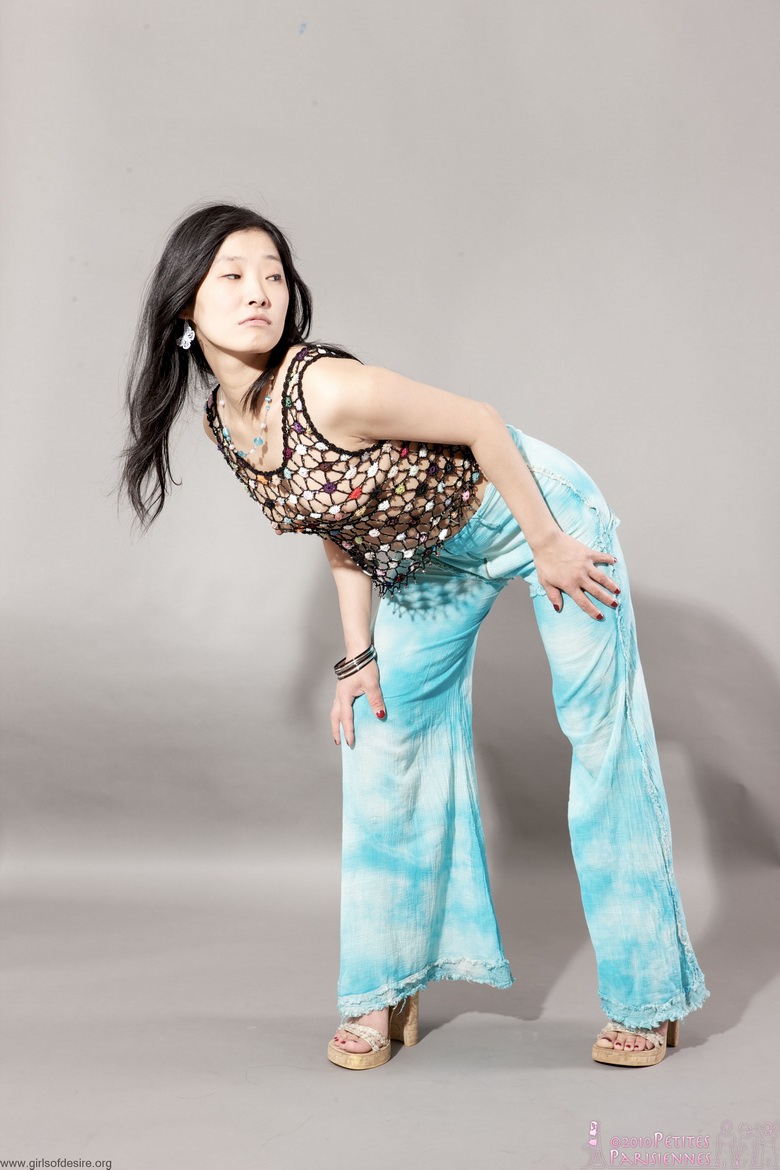 Sayuri in the studio