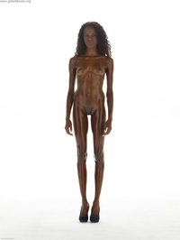 Valerie's perfect oiled & slim body