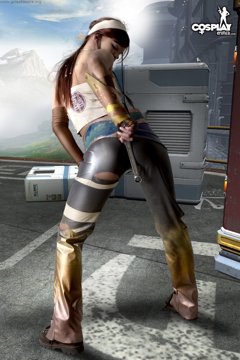 Naughty cosplay babe Ginger