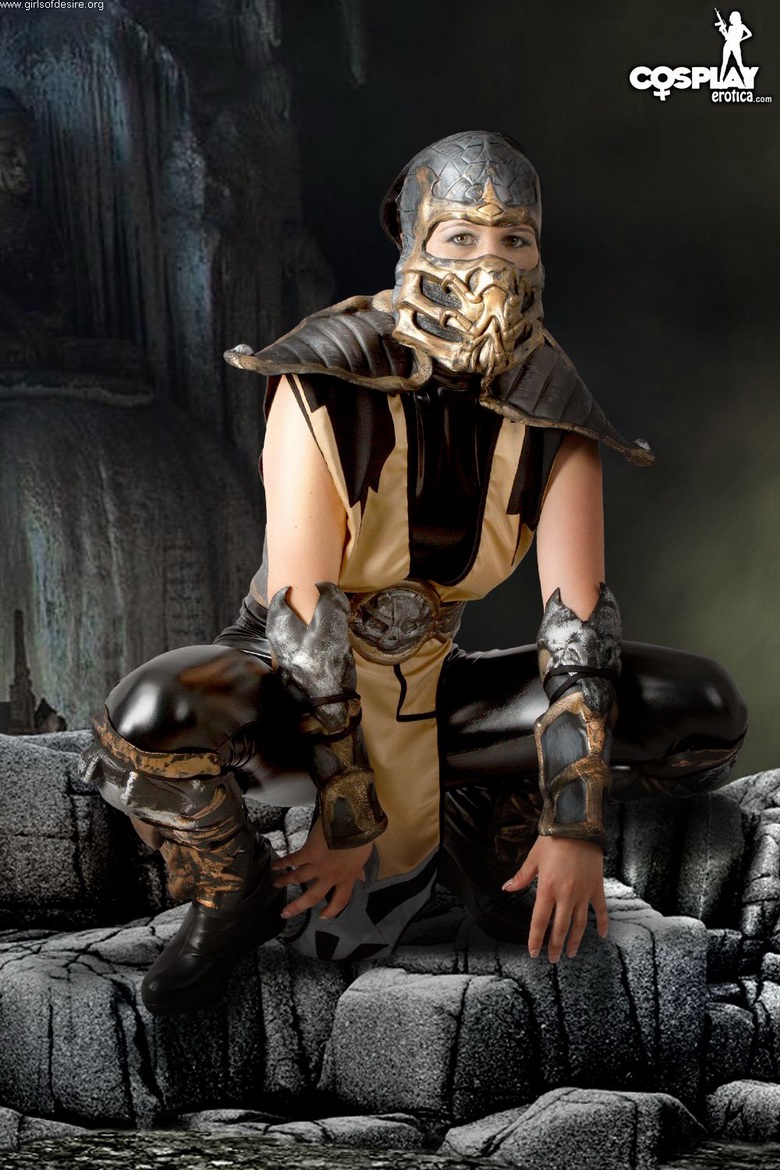 Milena cosplaying in Hellfire
