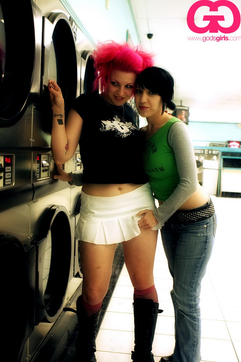 Ava and Xanthia In Laundry Day
