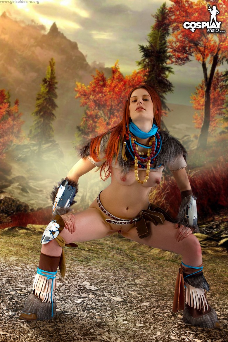 Marylin Cosplaying Horizon Zero