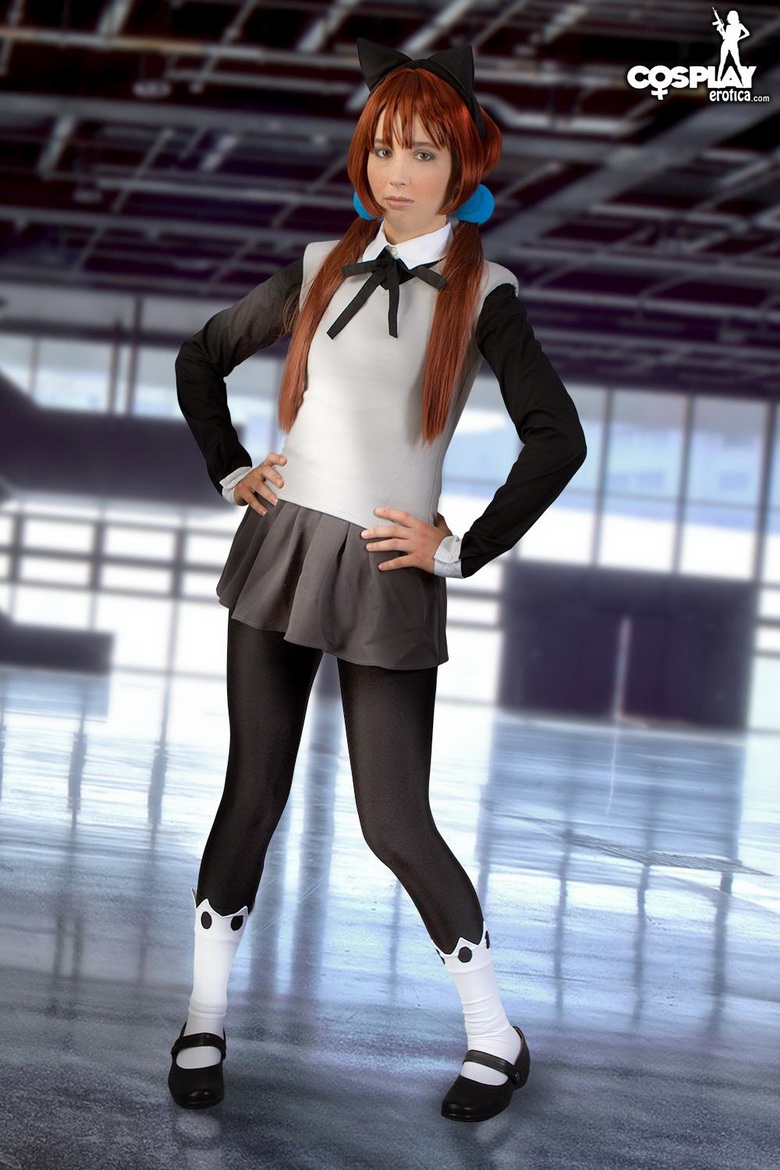 Stacy Cosplaying Skintight Companion