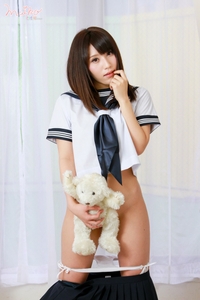 Maiko in Schoolgirl Cotton Panties