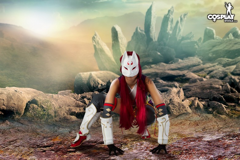 Devorah Cosplaying Special Ninjutsu
