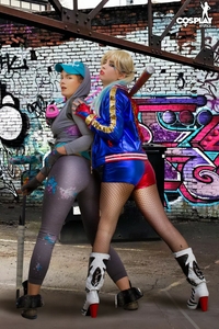 Stacy & Gogo cosplaying Mischiefs