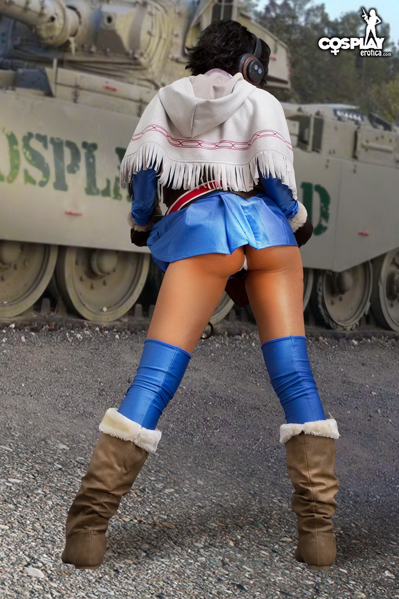 Mily Cosplaying Darcsen Temptation