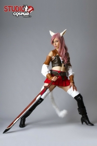 Stacy Cosplaying Lightning