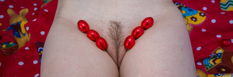 Naughty Bunny Loves Easter