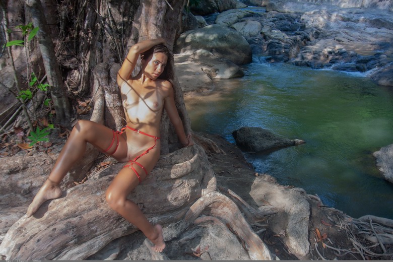 Regina at old tree