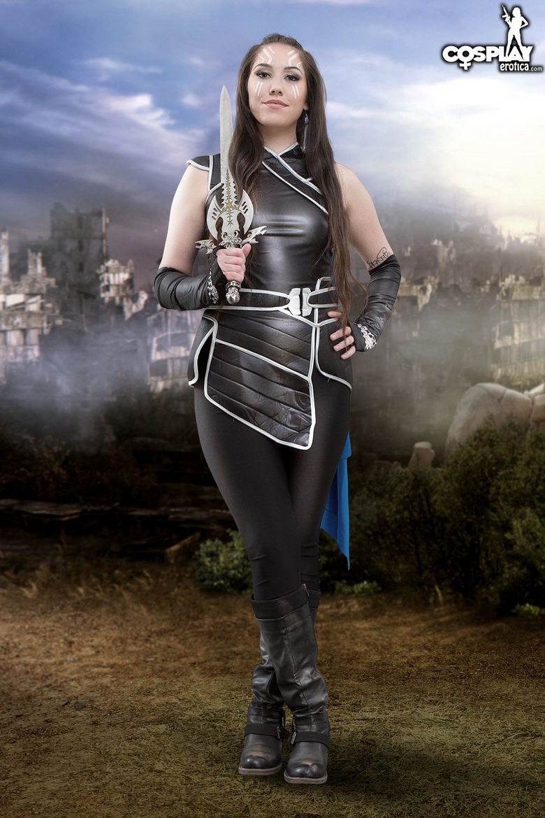 Arya Cosplaying Valkyrie