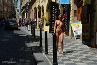 Kari walking naked