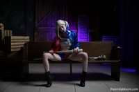Emily Bloom Cosplaying Harley Quinn