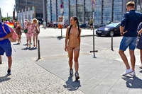 Cochon's public nudity