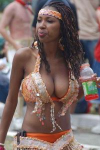 Nice ebony boobs