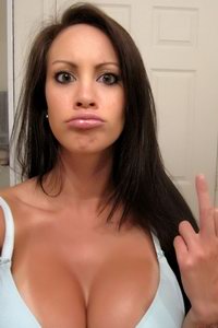 Talia takes selfshots