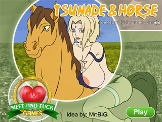 Tsunade and Horse